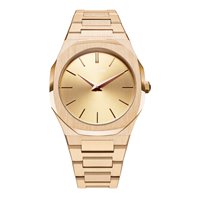 Watch D1 Milano Ultra Thin in Steel yellow gold plated UTBL03 - UTBL03